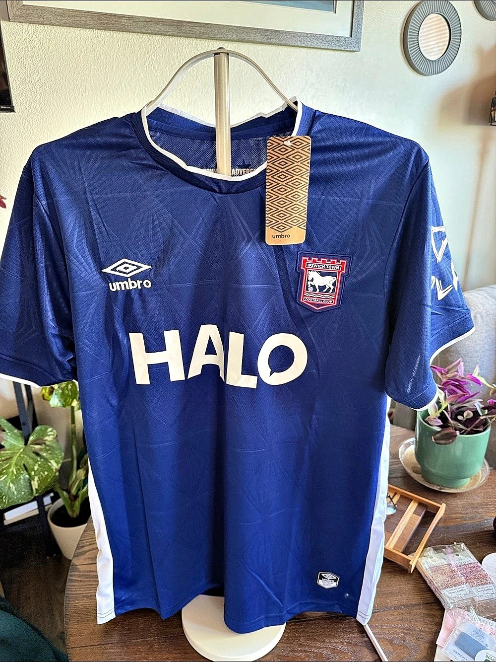 Umbro Ipswich Town 2026/27 Home Shirt Blue Football Jersey